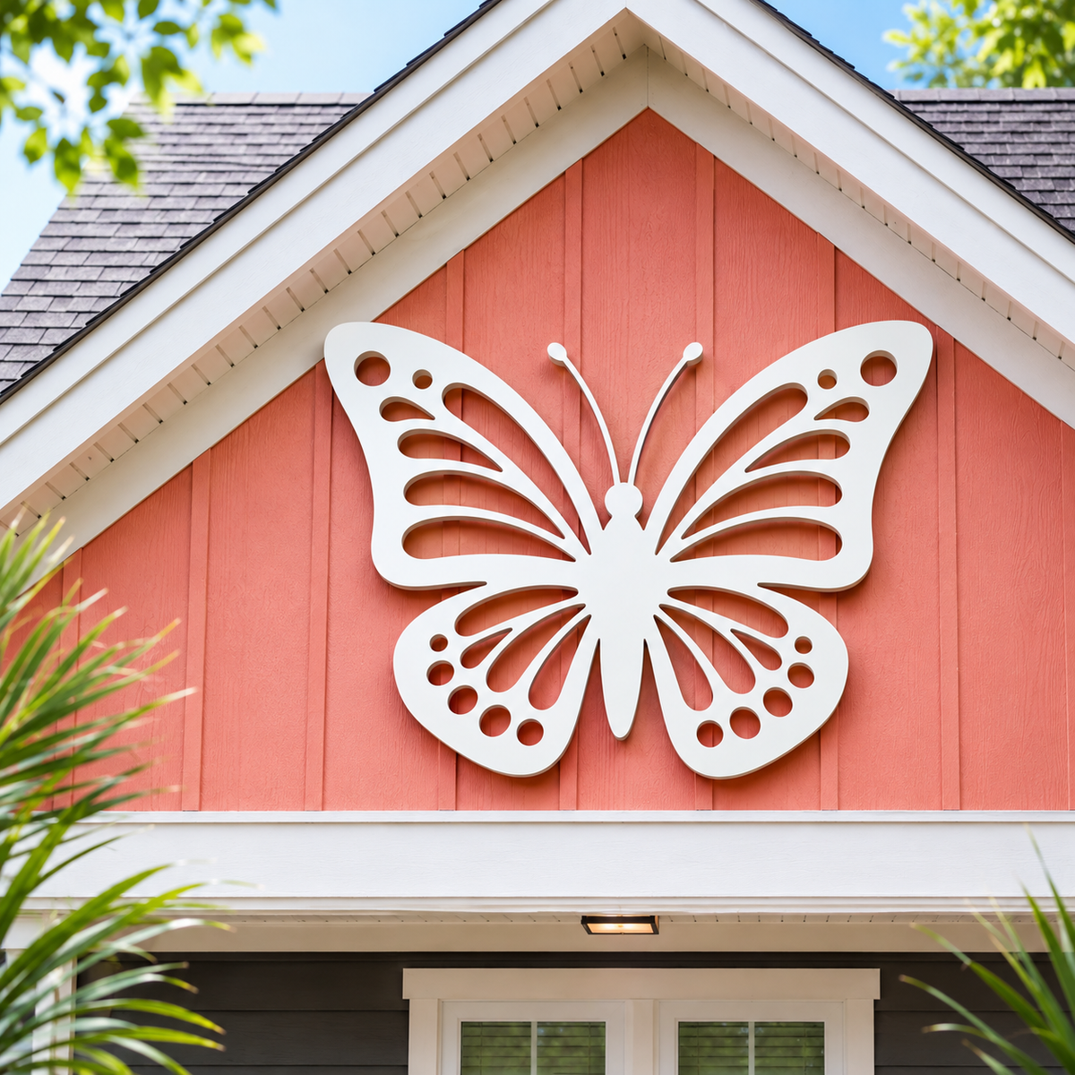 Butterfly Wall Art, Outdoor PVC Sign, Garden & Patio Decor, 1 FT to 4 FT