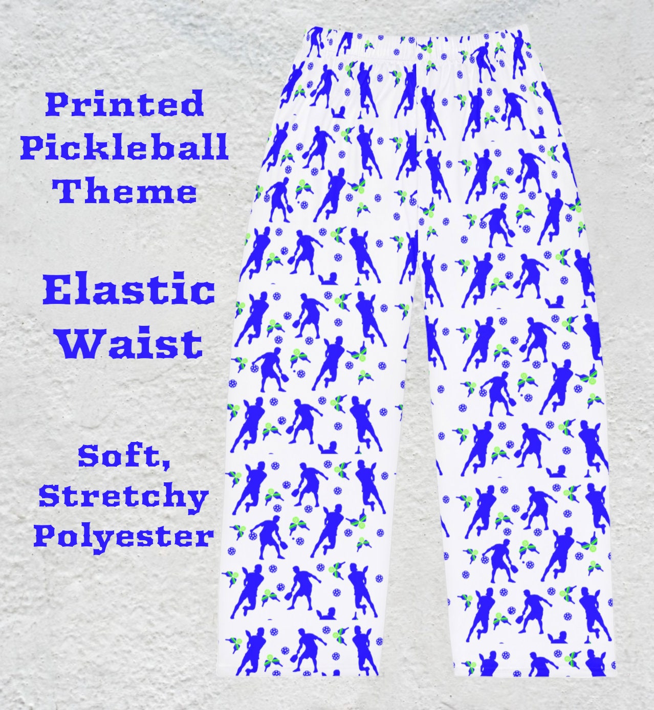 Pickleball Pajama Pants – Perfect Gift for Pickleball Lovers, Fun Sleepwear for Dads, Cozy Pickleball-Themed Pants, Unique Christmas Gift