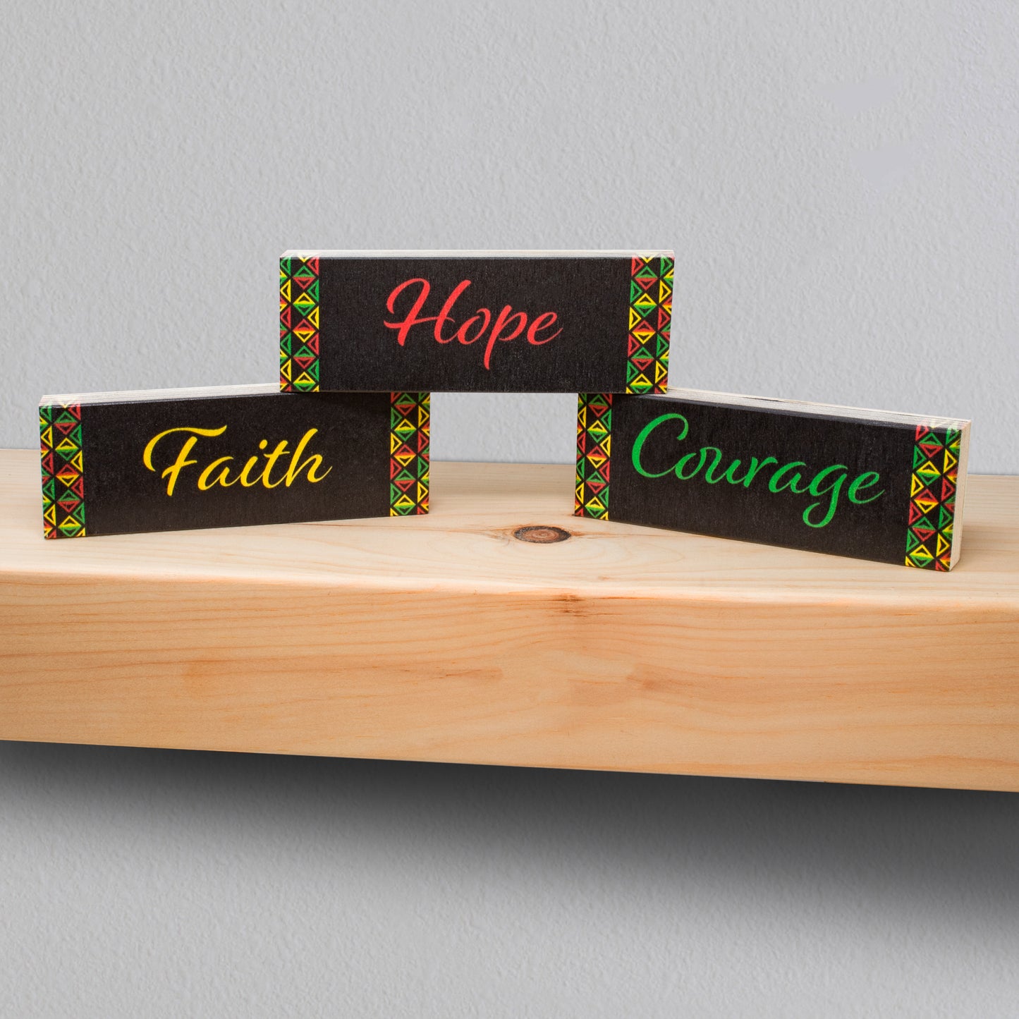 Black History Decor Blocks