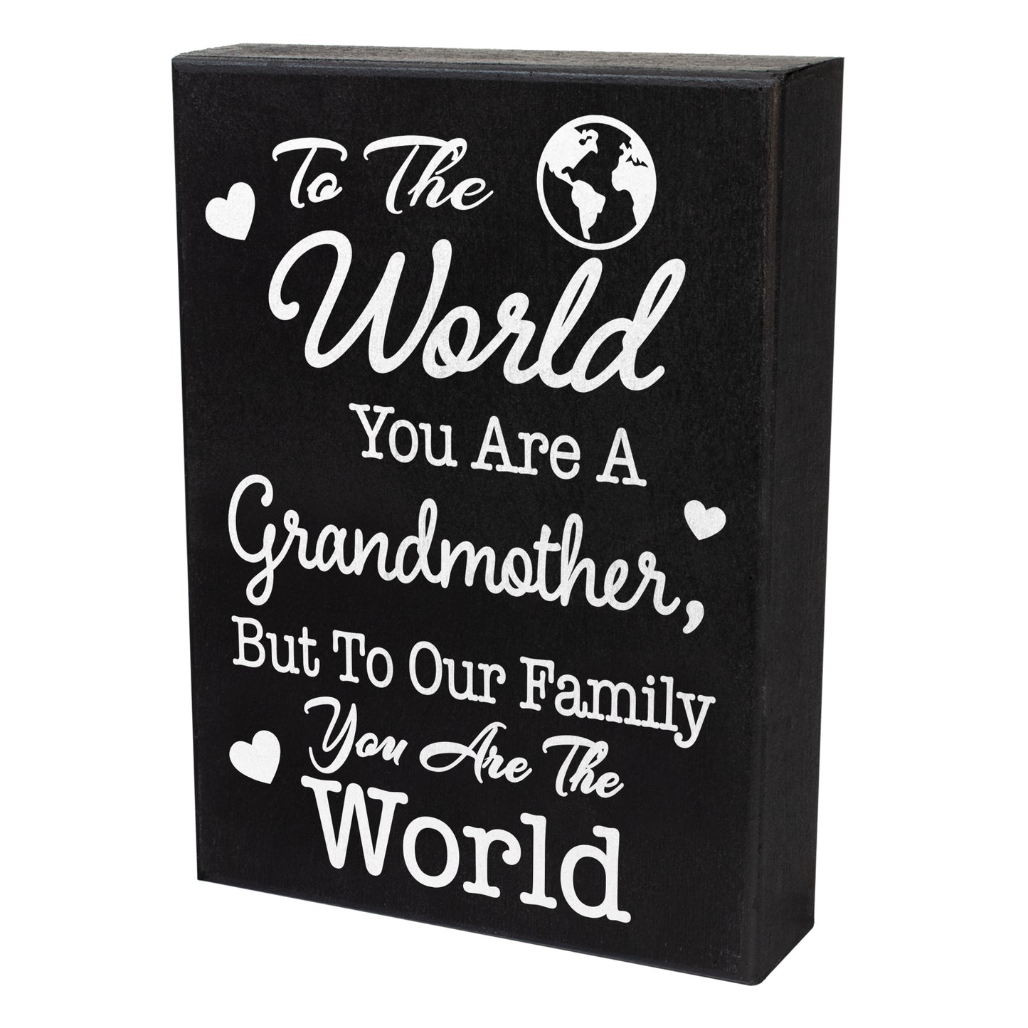 JennyGems Grandmother Sign Decor Plaque, Mother's Day Gift, 6x8 Inches, Made in USA