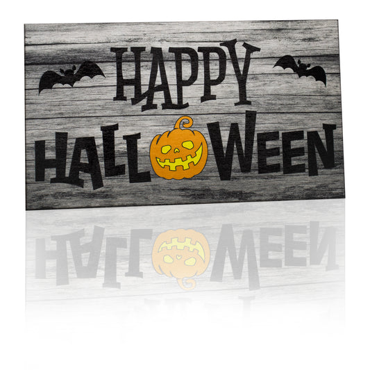 JennyGems Halloween Decor, Happy Halloween Sign Halloween Decorations, Fall Decor, Halloween Table Centerpiece, Halloween Party Decorations, Halloween Wall Decor Desk Decor, Made in USA