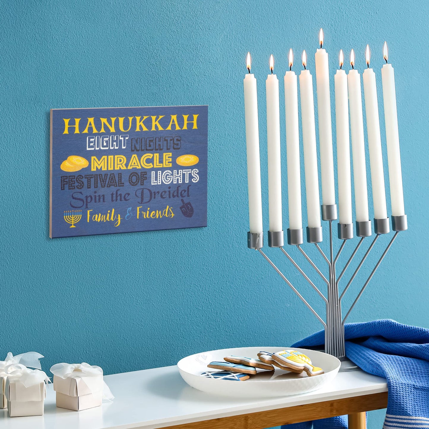 Hanukkah Decorations Chanukah Decor Sign