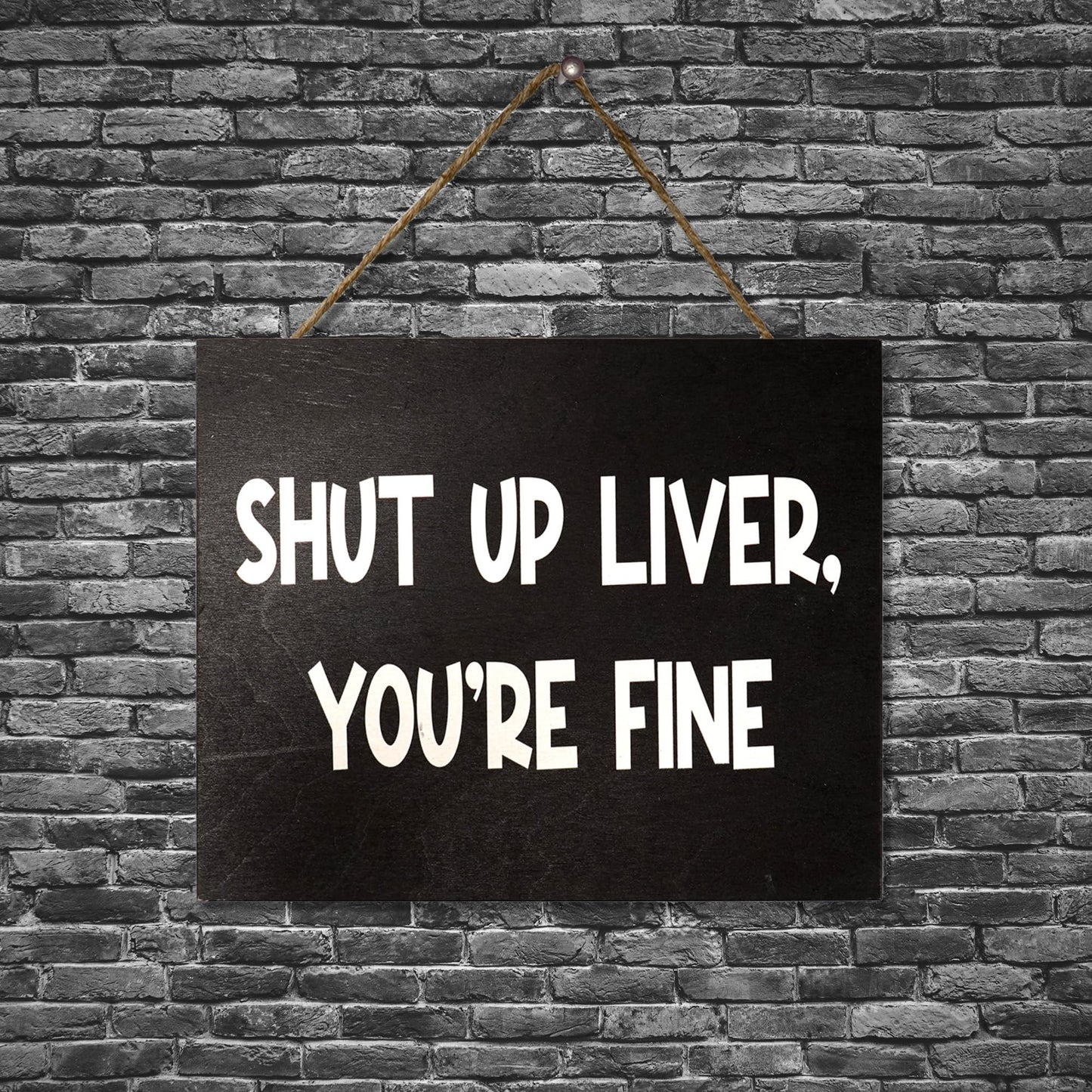 JennyGems Home Bar Decor, Funny Drinking Signs, Man Cave Garage Pub Beer Sign, Friend Gifts, 10 x 12 Inches, Made in USA