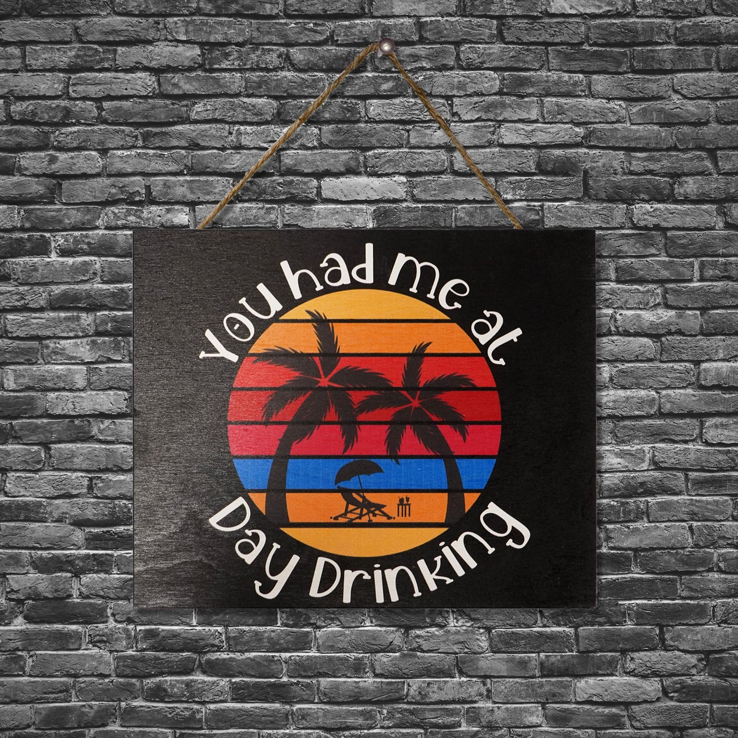 JennyGems Home Bar Decor, Funny Drinking Signs, Man Cave Garage Pub Beer Sign, Friend Gifts, 10 x 12 Inches, Made in USA