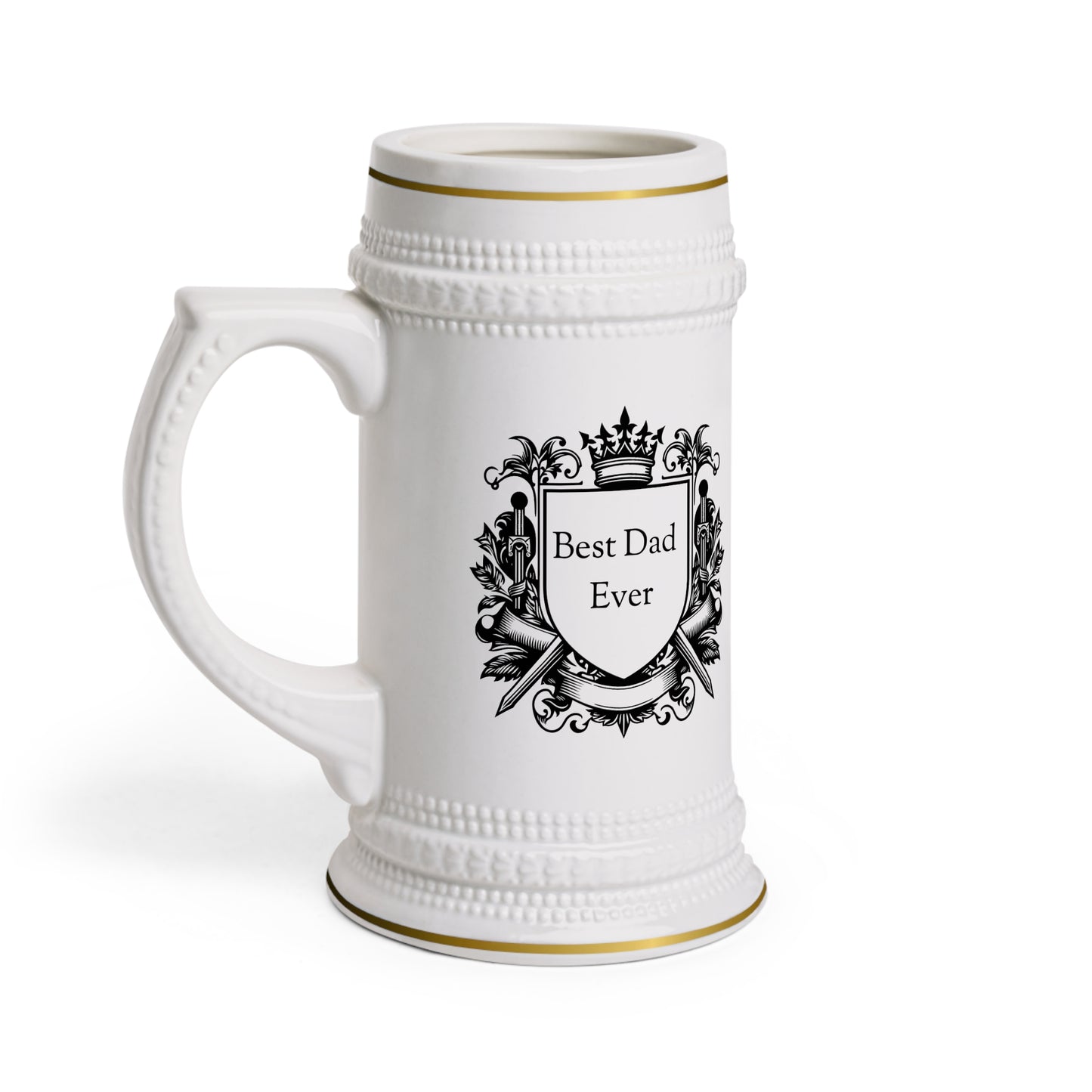 Best Dad Ever Beer Stein Mug | Father’s Day Gift for Beer-Loving Dads | New Dad Mug | Dad Beer Mug Gift Idea