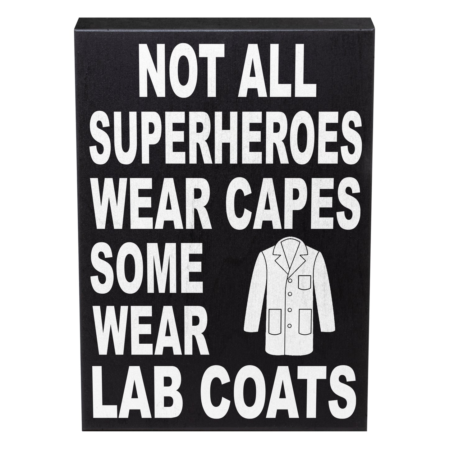 JennyGems Lab Tech Gift Sign Decor Plaque, Gifts for Lab Technicians, Pharmacists, Physician Assistants, Wall Hanging and Tabletop Decoration, 8x6, Made in USA