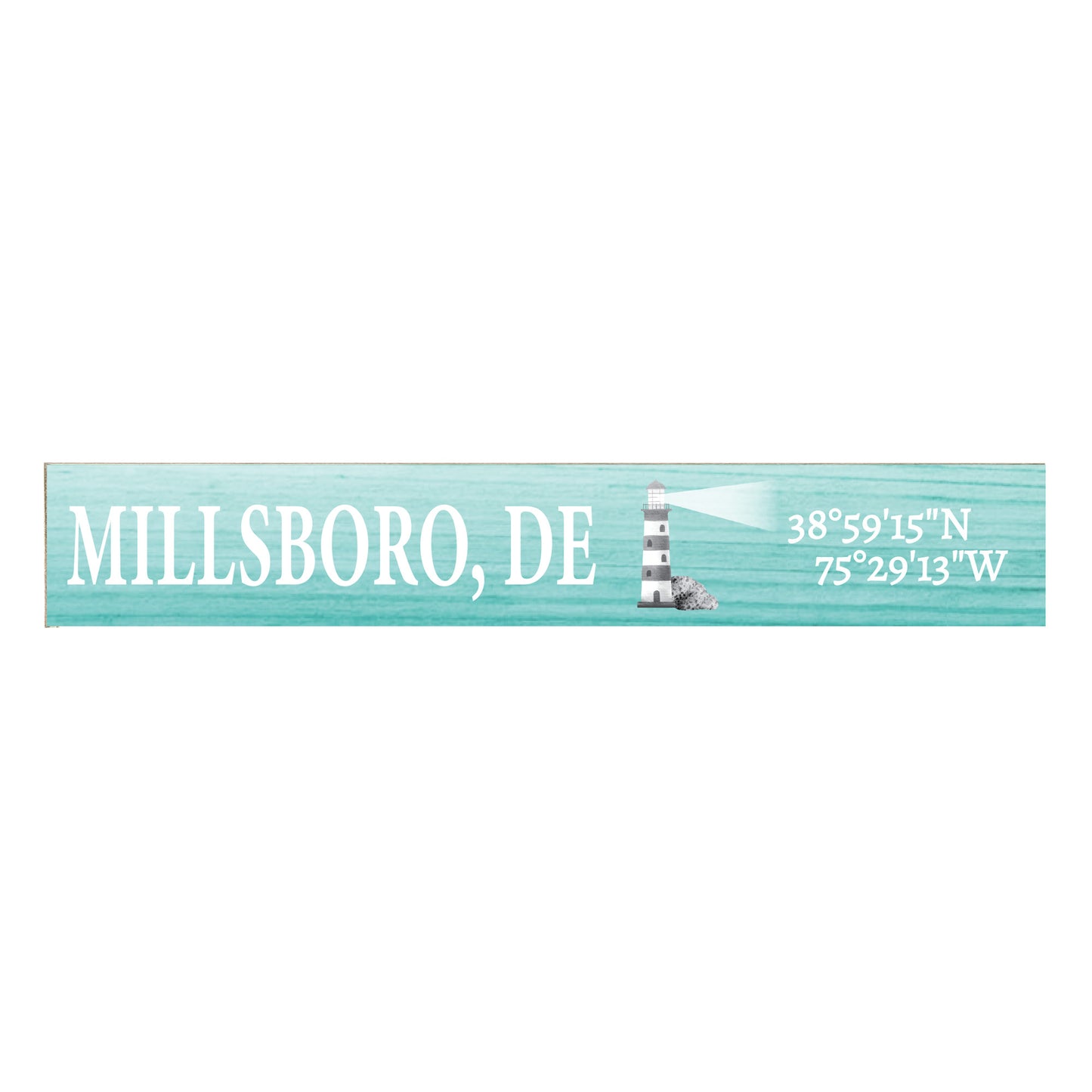 JennyGems Millsboro Delaware Gifts, Delaware Souvenirs, Shelf and Wall Art, Made in USA