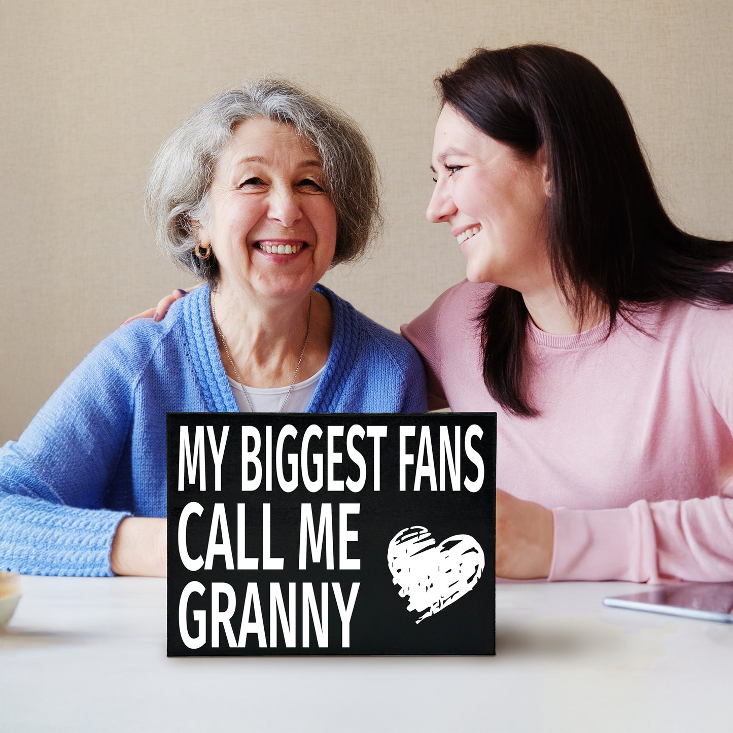 My Biggest Fans Call Me Granny Wooden Sign