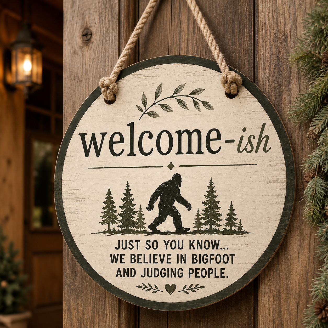 Welcome-ish We Believe in Bigfoot and Judging People