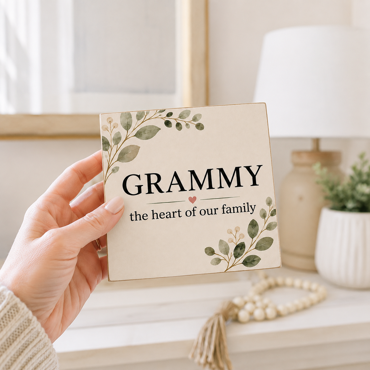 Grammy - You are the Heart of Our Family Sign and Gift