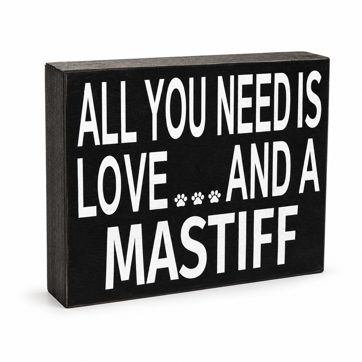 JennyGems Mastiff Gifts Mastiff Sign, Love and a Mastiff, Mastiff Mom