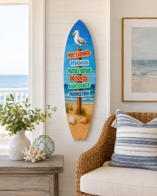 Massachsetts Surfboard, Hyannis, Martha's Vinyard