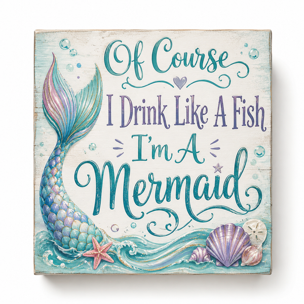 Of Course I Drink Like a Fish, I'm a Mermaid
