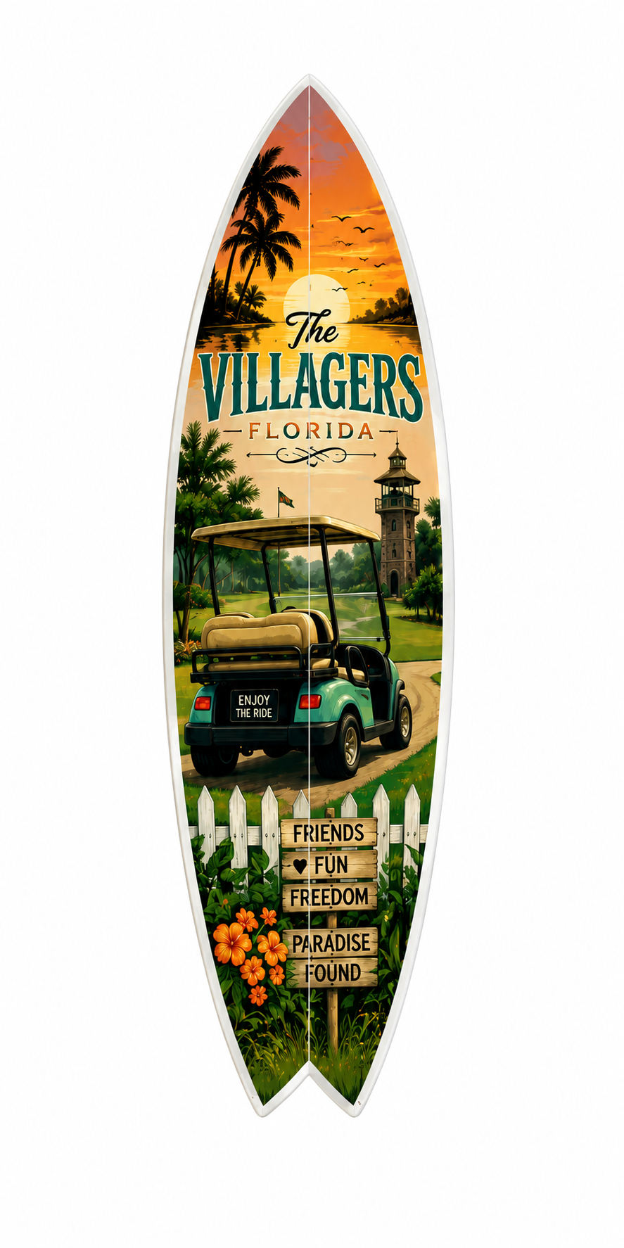 The Villages, Florida Surfboard