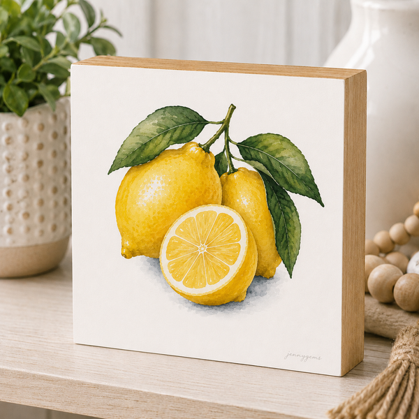 Lemons Mini Art Block