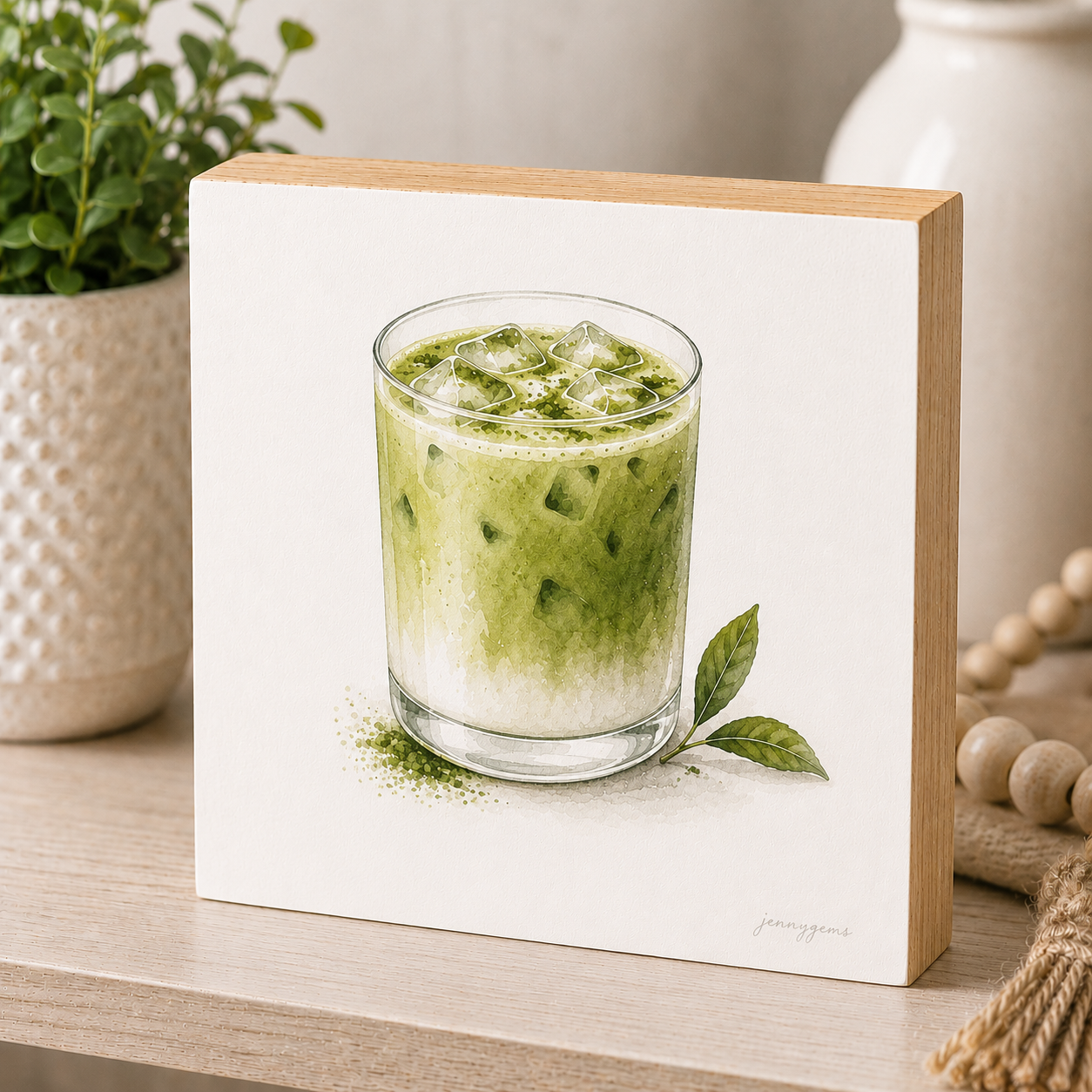 Matcha Mini Art Block