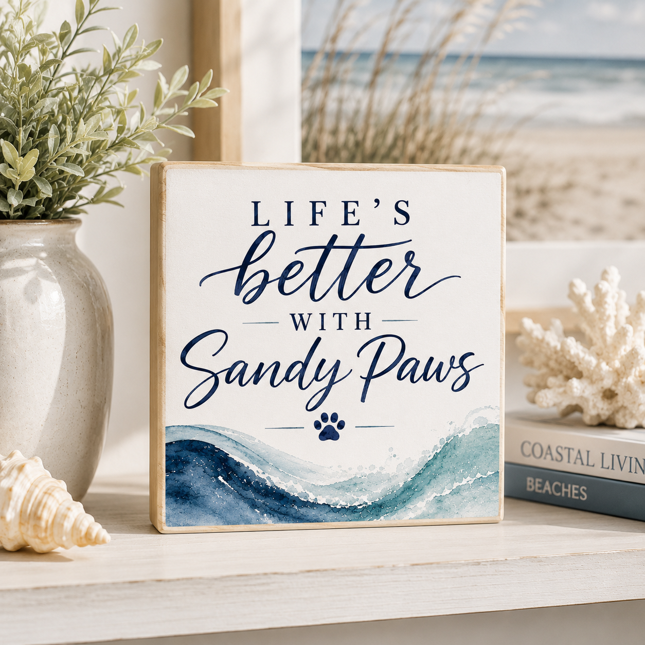 Life's Better with Sandy Paws