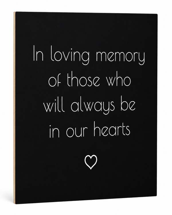 Wedding Memorial Sign, In Loving Memory