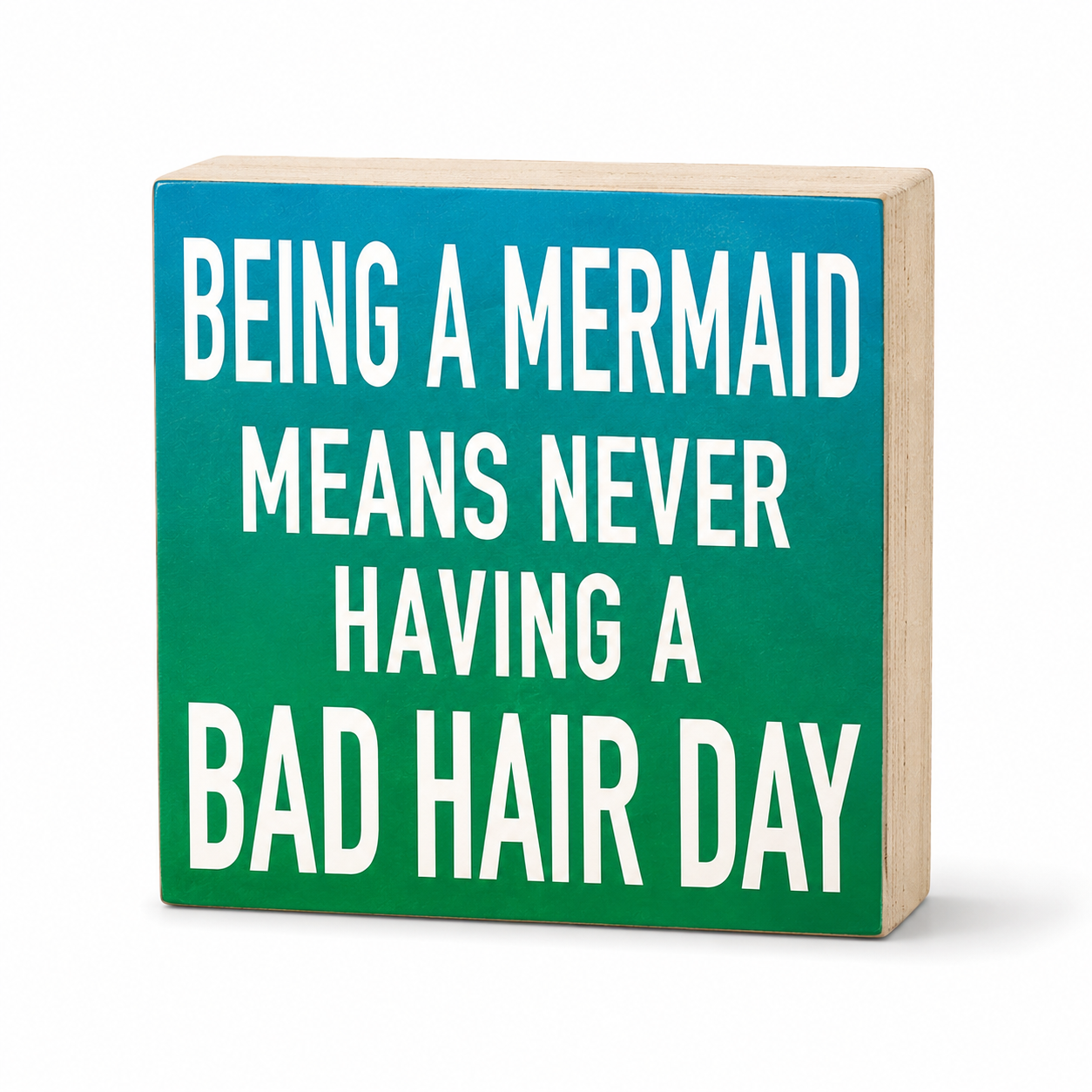 Mermaid Bad Hair Day Sign