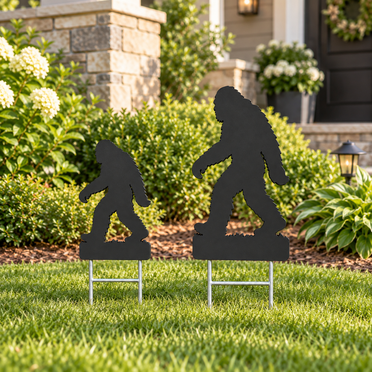 Bigfoot Yard Sign, Outdoor Weatherproof Safe