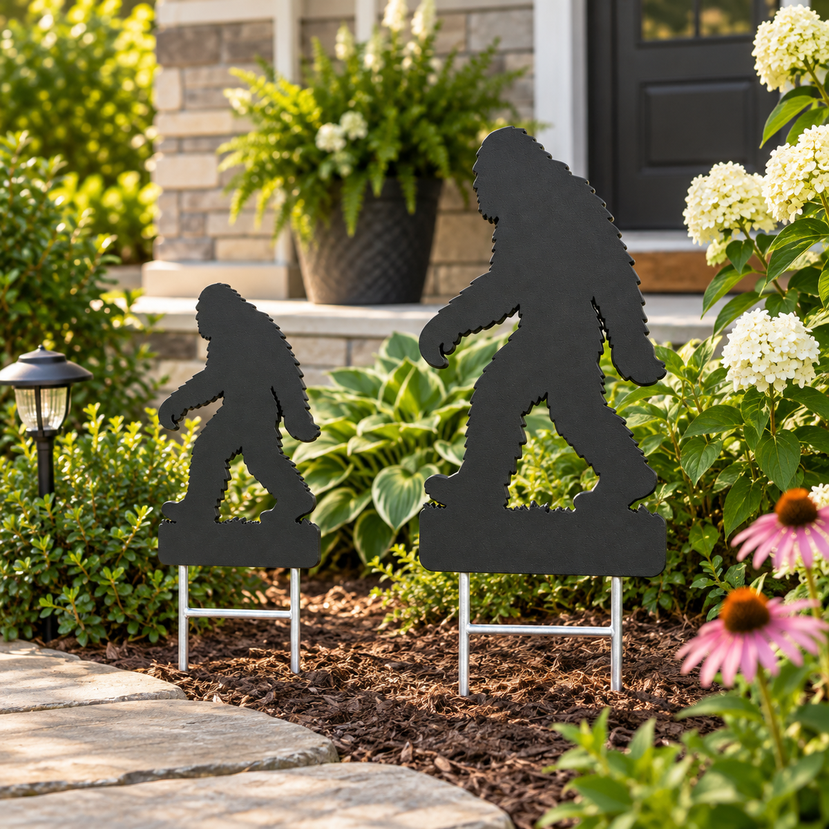 Bigfoot Yard Sign, Outdoor Weatherproof Safe