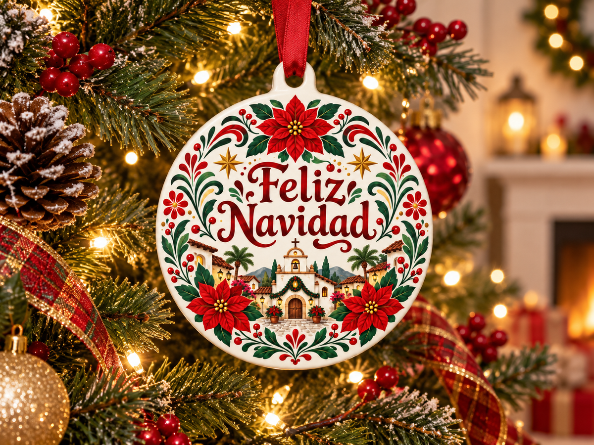Feliz Navidad Ornament – Spanish Christmas Tree Decoration