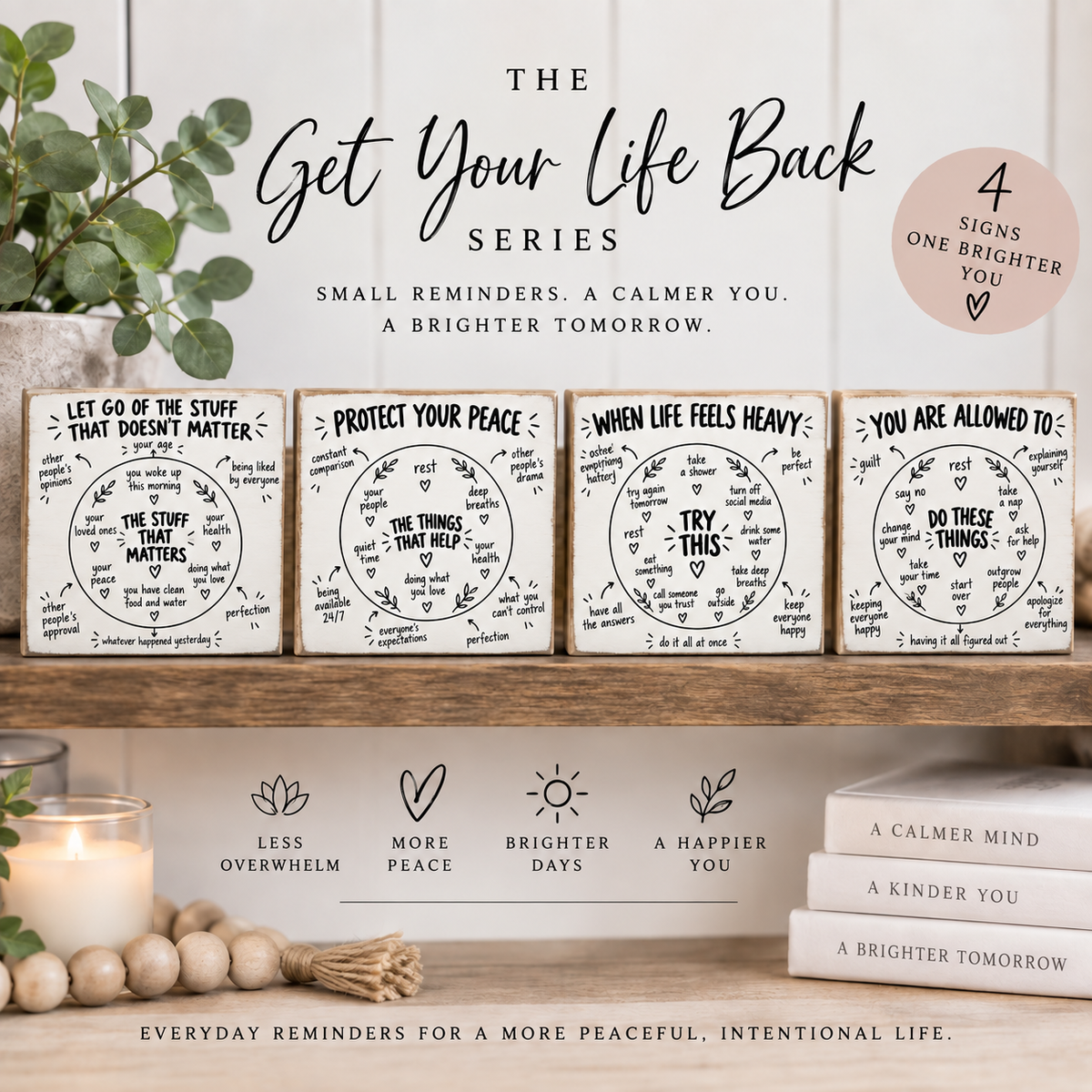 Let Go Of The Stuff That Doesn't Matter, Positivity Reminder and Affirmation