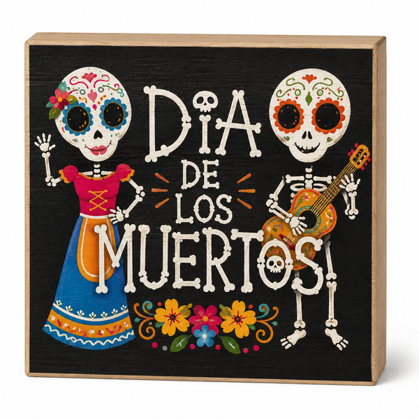 Day of the Dead Sign, Dia De Los Muertos Decor