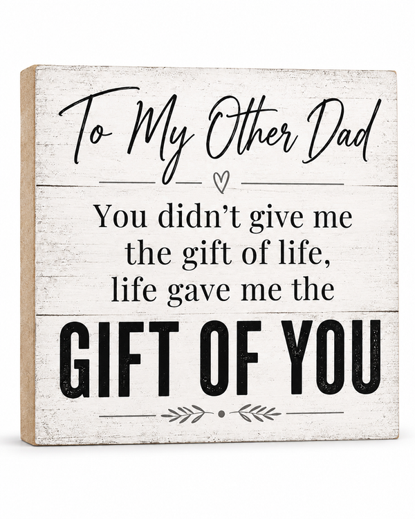 To My Other Dad You Didn't Give Me The Gift Of Life, Stepdad