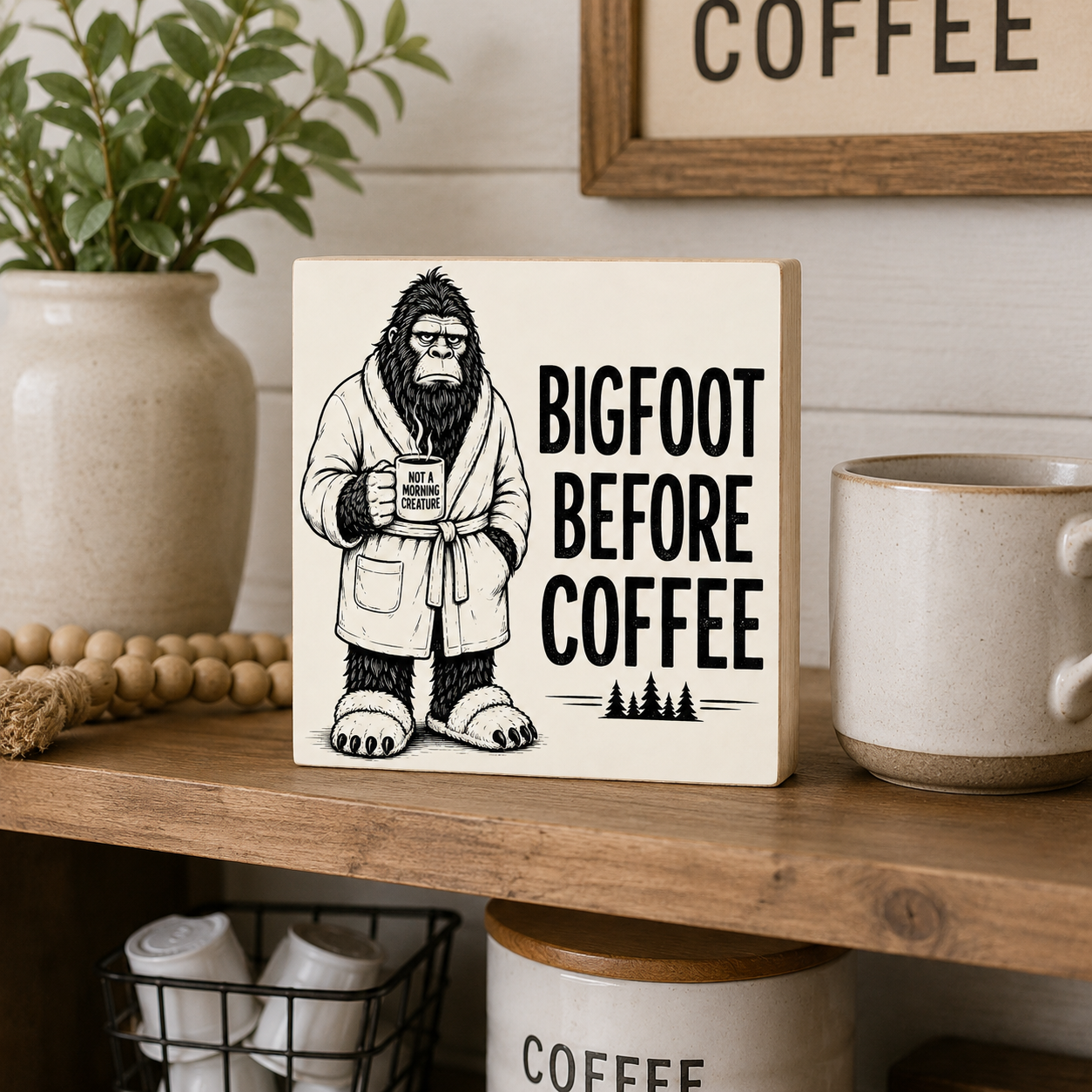 Bigfoot Before Coffee
