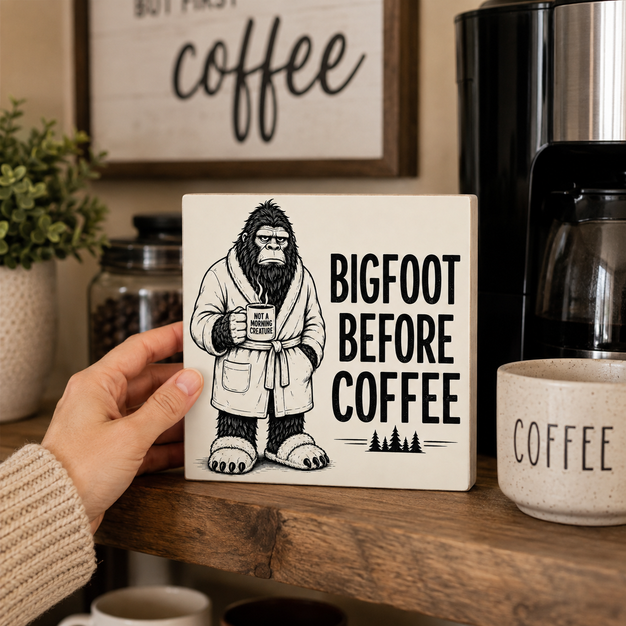 Bigfoot Before Coffee