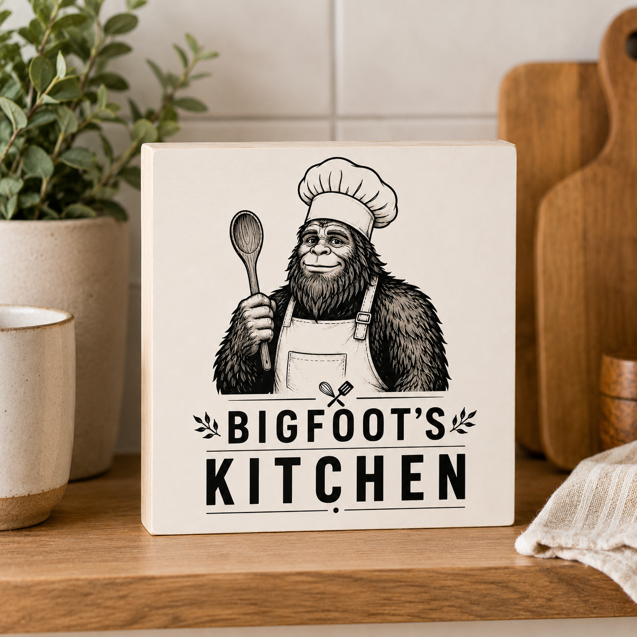 Bigfoot's Kitchen Sign