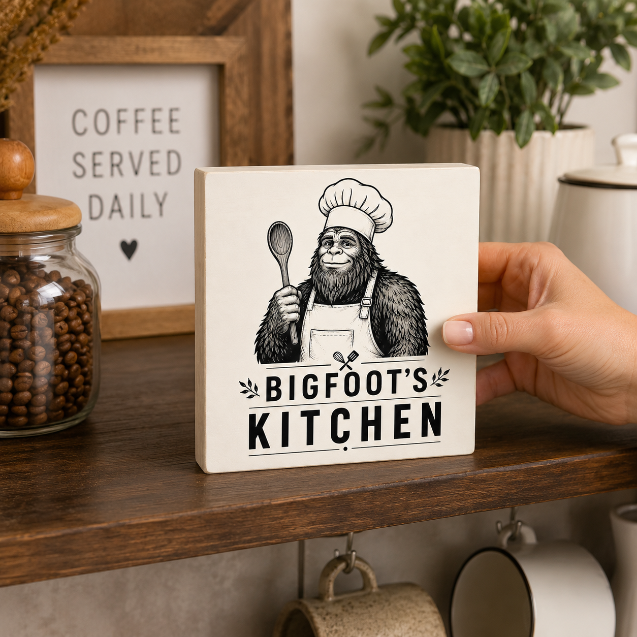Bigfoot's Kitchen Sign