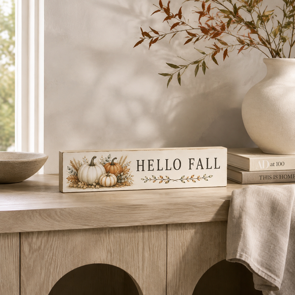 Fall Decor Accent - Hello Fall