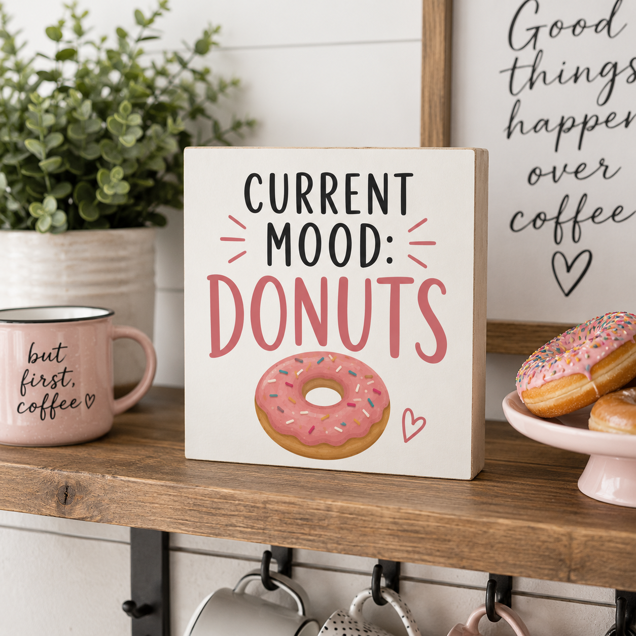 Love and Donuts Sign Gift