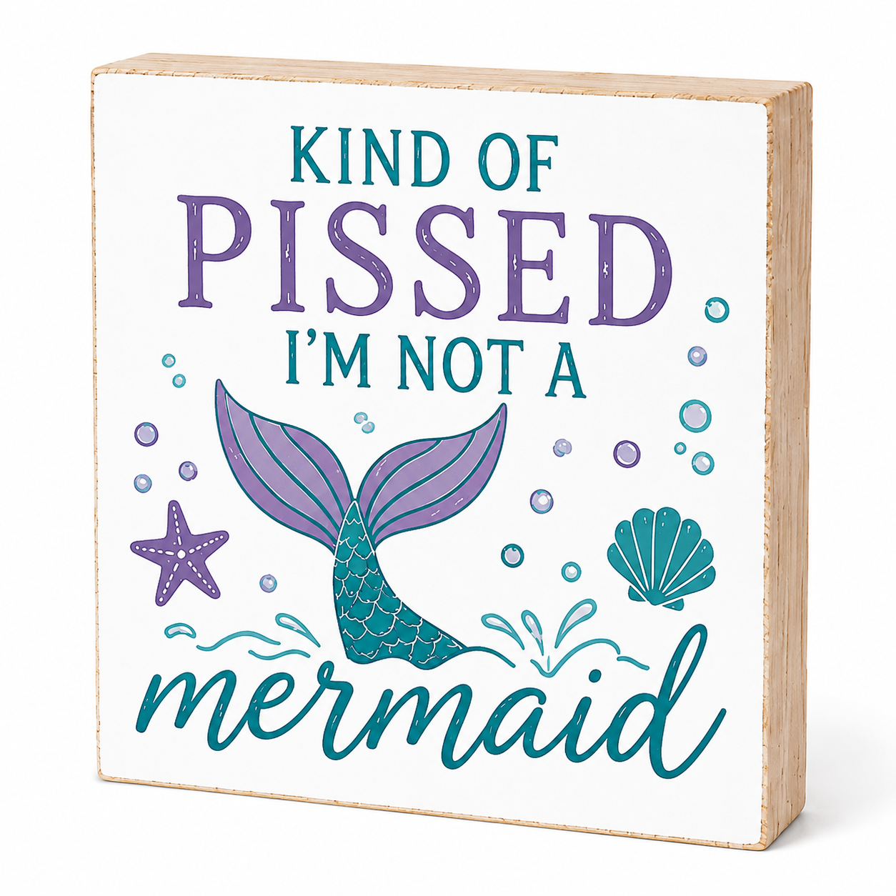 Always Be a Shark Wooden Sign