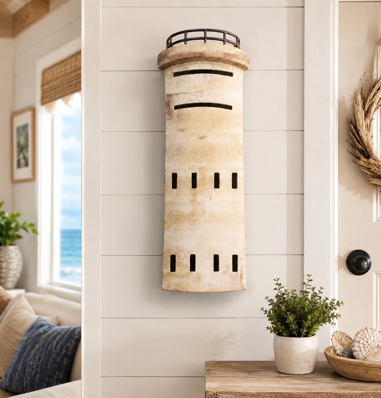 Cape Henlopen Observation Tower Sign: Delaware Coastal Wall Art