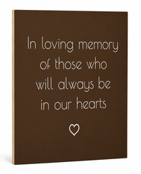 Wedding Memorial Sign, In Loving Memory