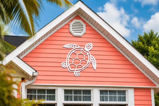 Sea Turtle Outdoor Wall Art,PVC