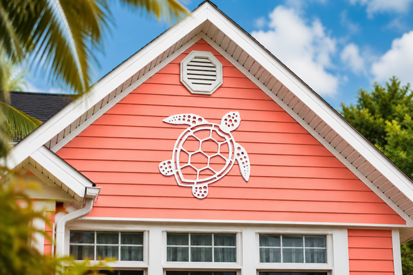 Sea Turtle Outdoor Wall Art,PVC
