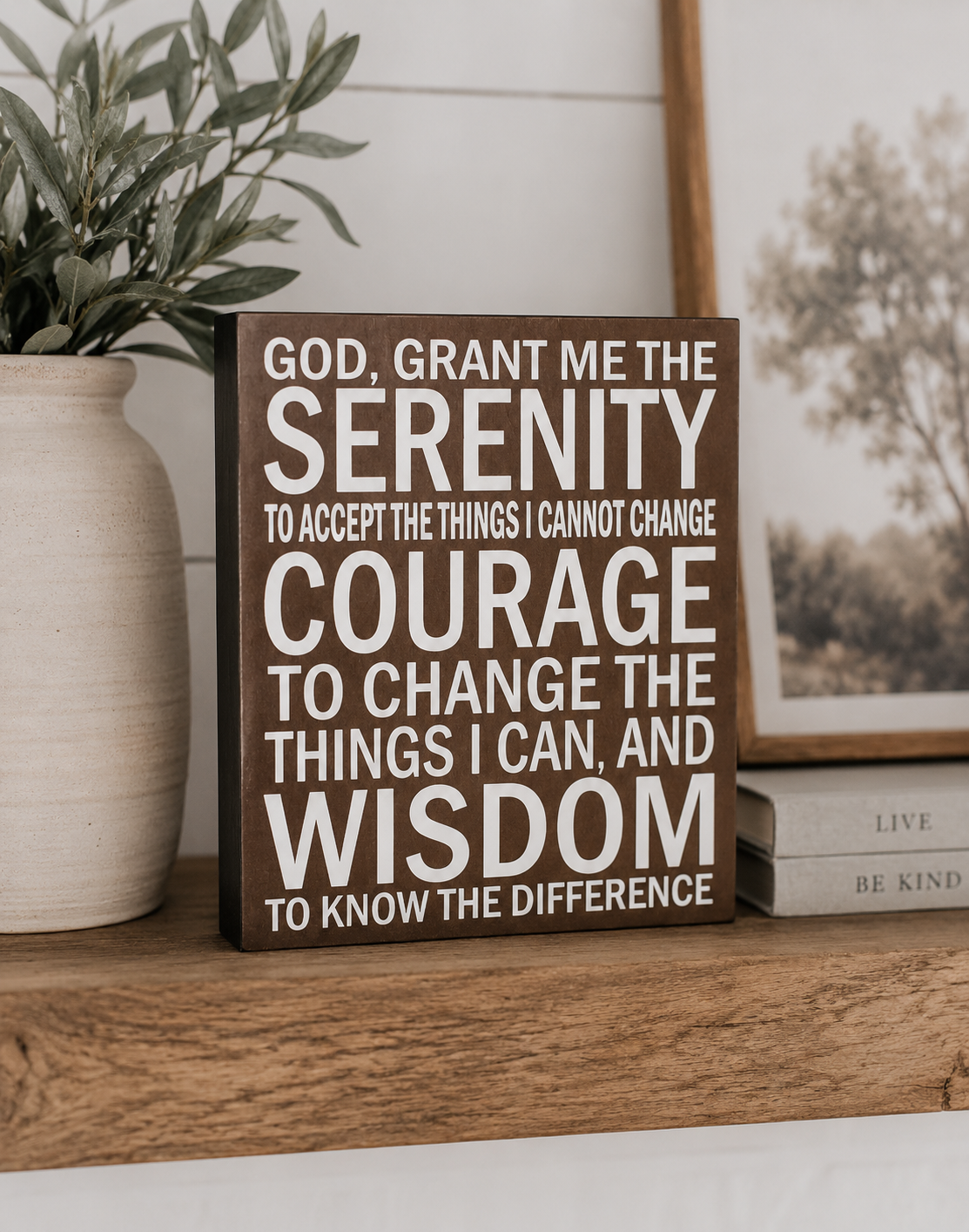 Serenity Prayer Sign
