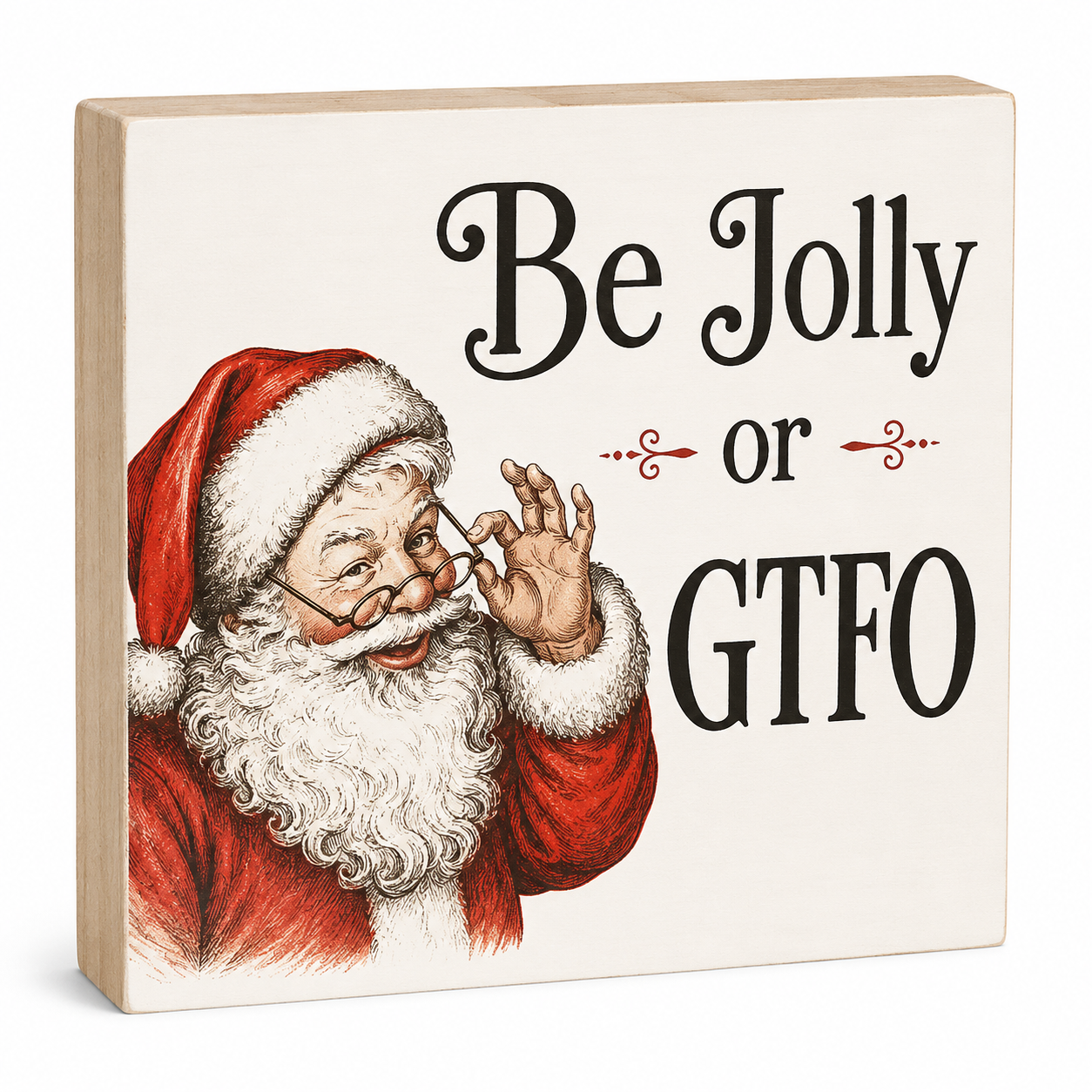 Christmas Block Signs