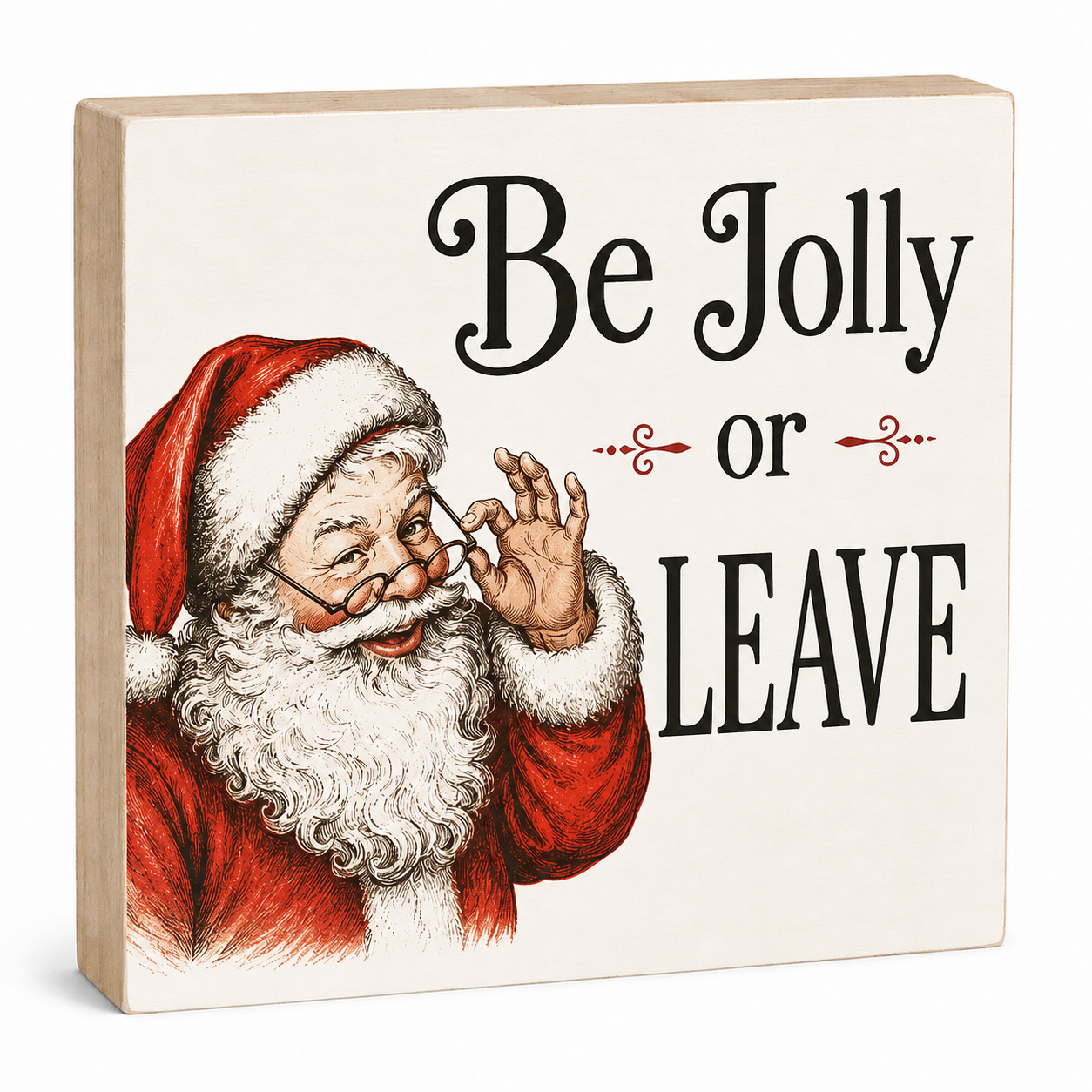 Christmas Block Signs