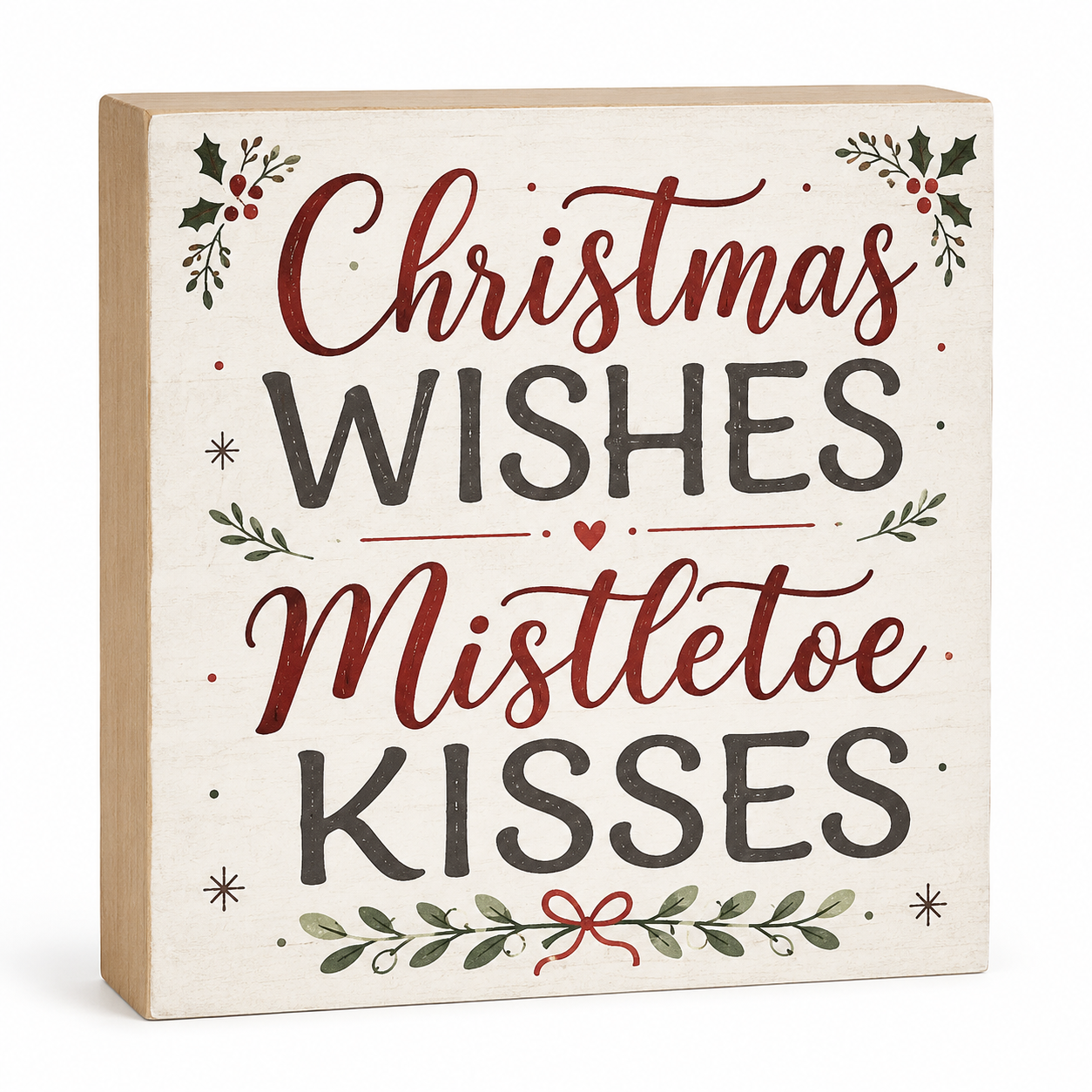 Christmas Block Signs