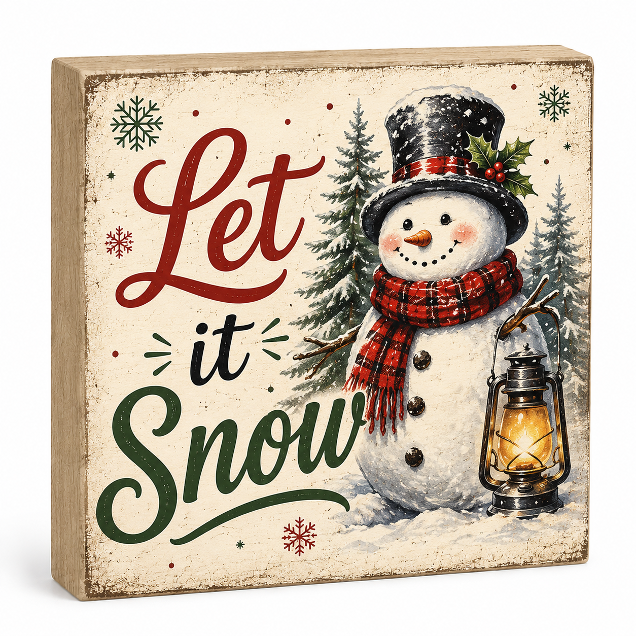 Christmas Block Signs