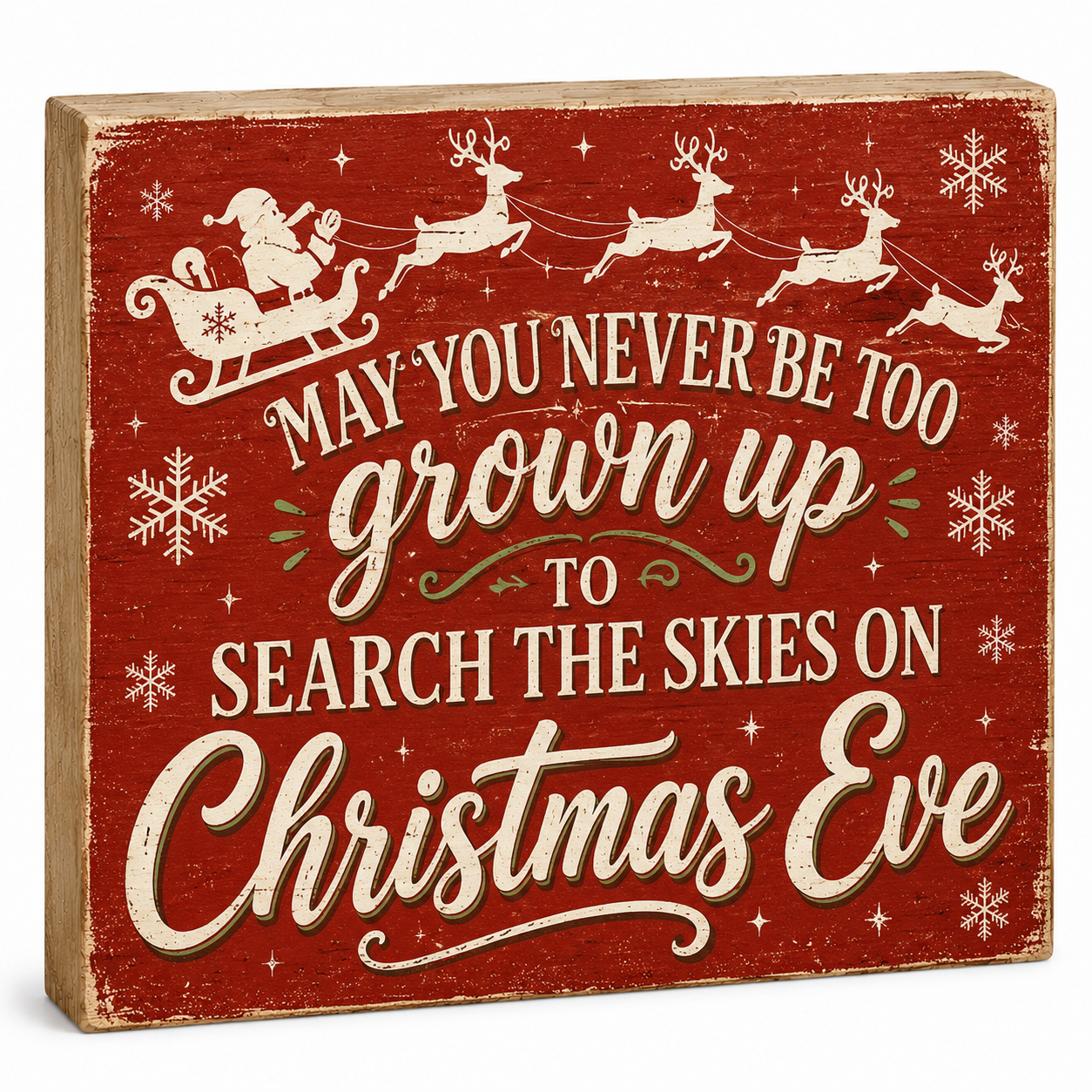 Christmas Block Signs