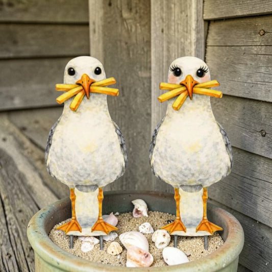 Sully and Sally Seagull Yard Signs