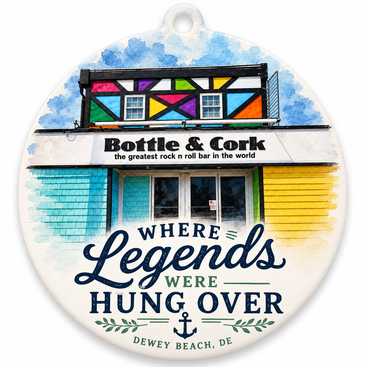 Dewey Beach Delaware Ornaments