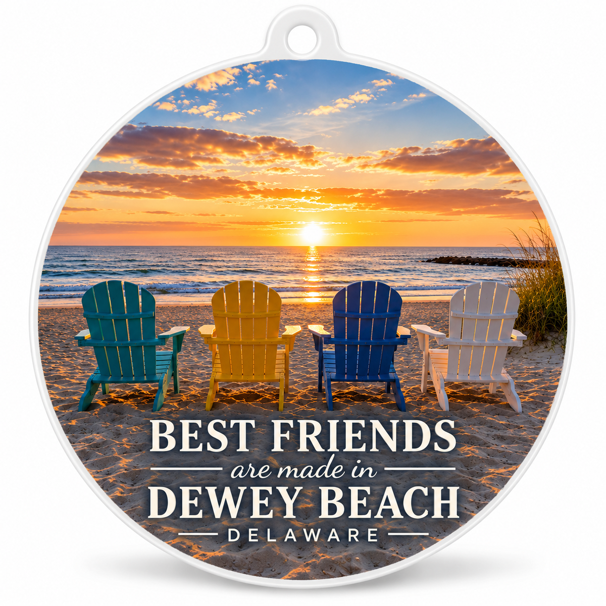 Dewey Beach Delaware Ornaments