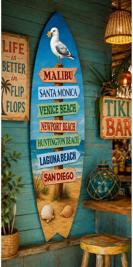 California Destination Malibu Surfboard